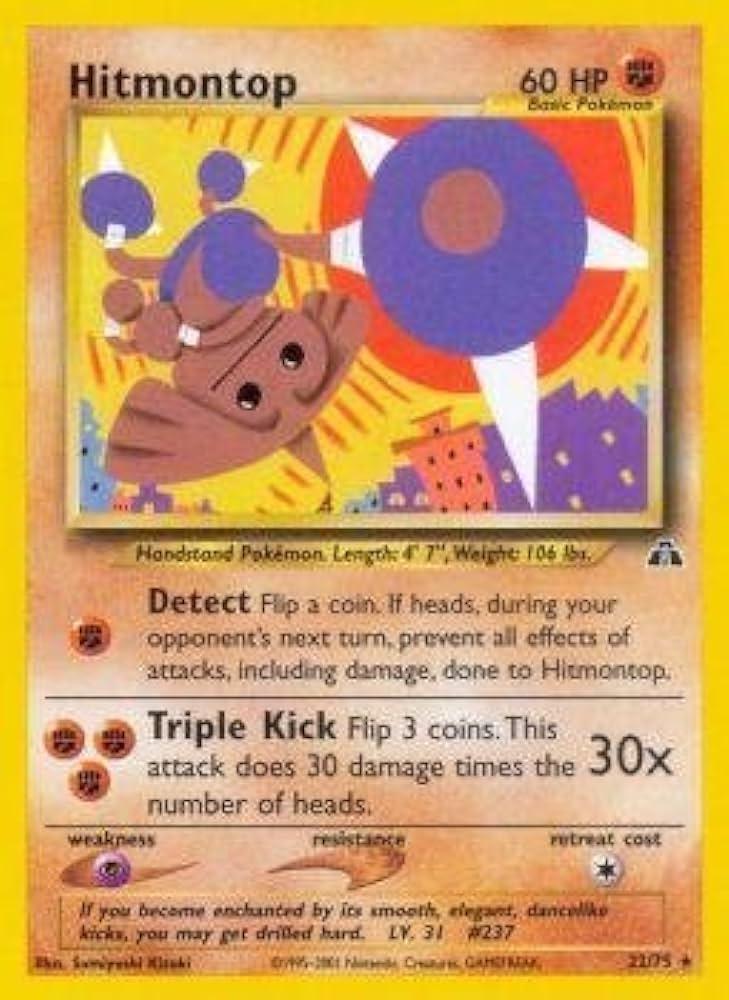 Hitmontop 22/75 - Neo Discovery