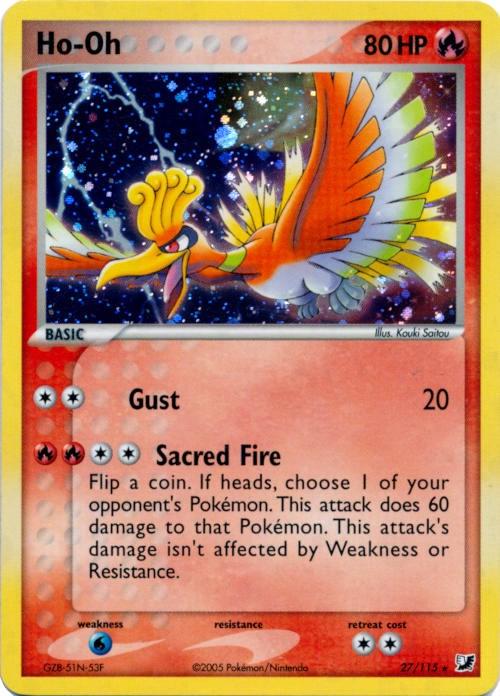 Ho-oh 27/115 - EX Unseen Forces