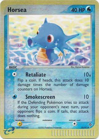 Horsea 33/97 - EX Dragon