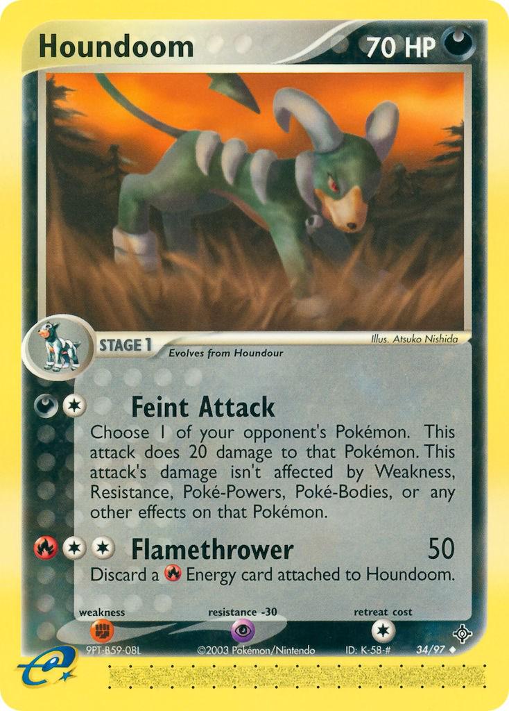 Houndoom 34/97 - EX Dragon