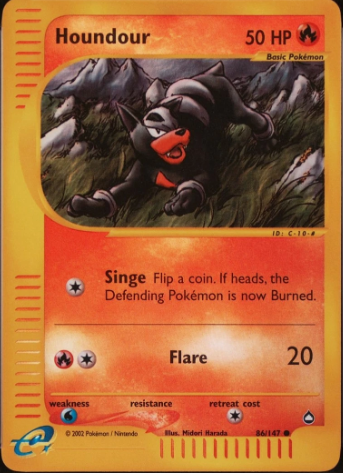 Houndour 86/147 - Aquapolis