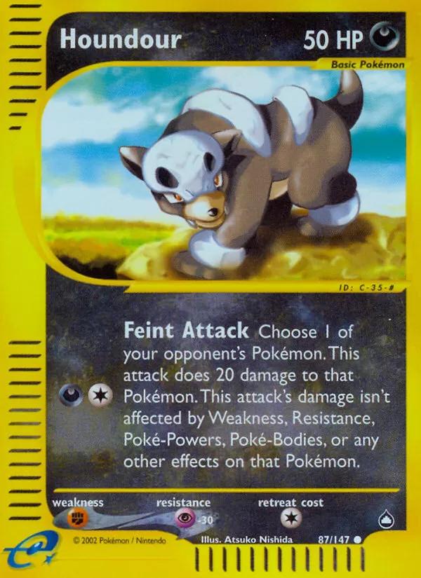 Houndour 87/147 - Aquapolis
