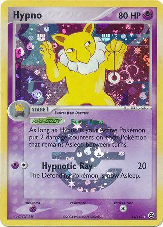 Hypno 25/112 - EX Fire Red & Leaf Green