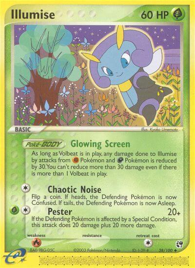 Illumise 38/100 - EX Sandstorm