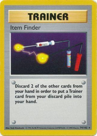 Item Finder 74/102 - Base Set