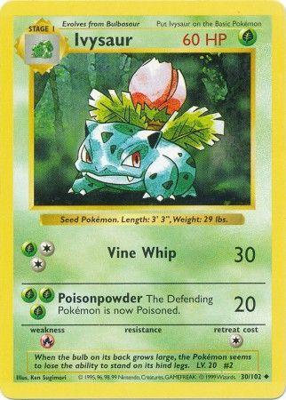 Ivysaur 30/102 - Base Set