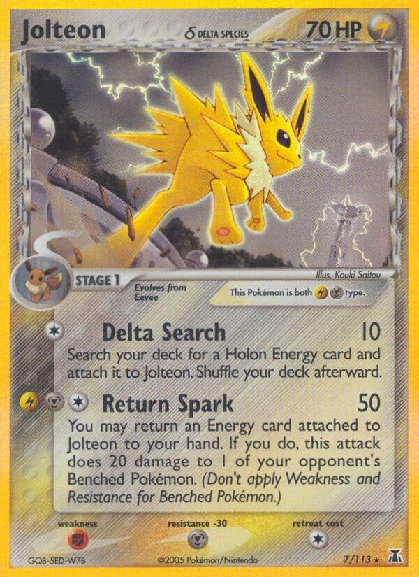 Jolteon 7/113 - EX Delta Species