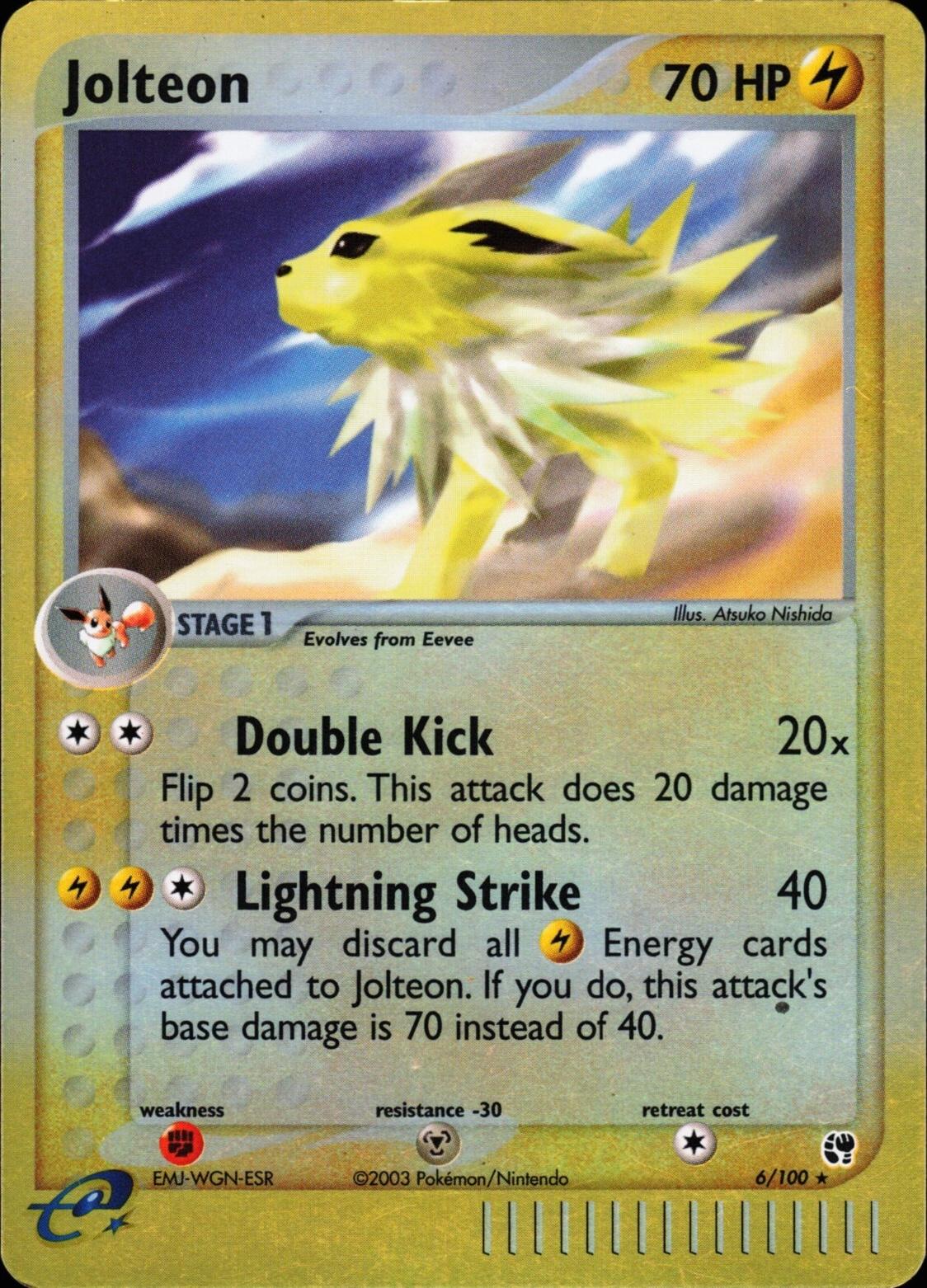 Jolteon 6/100 - EX Sandstorm