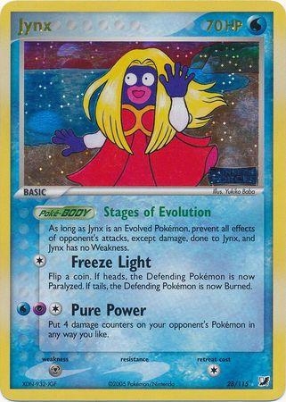 Jynx 28/115 - EX Unseen Forces