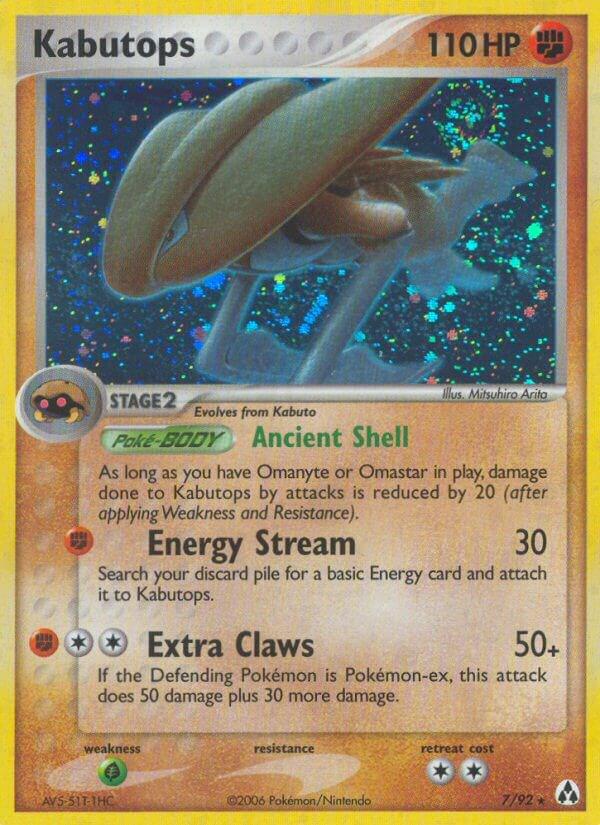 Kabutops 7/92 - EX Legend Maker