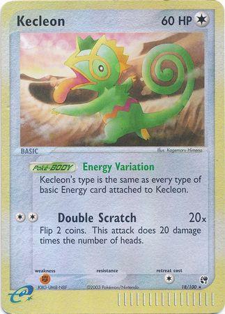Kecleon 18/100 - EX Sandstorm