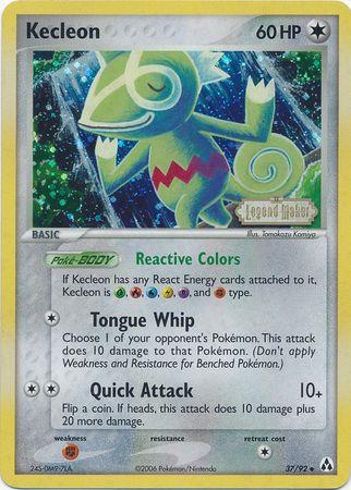 Kecleon 37/92 - EX Legend Maker