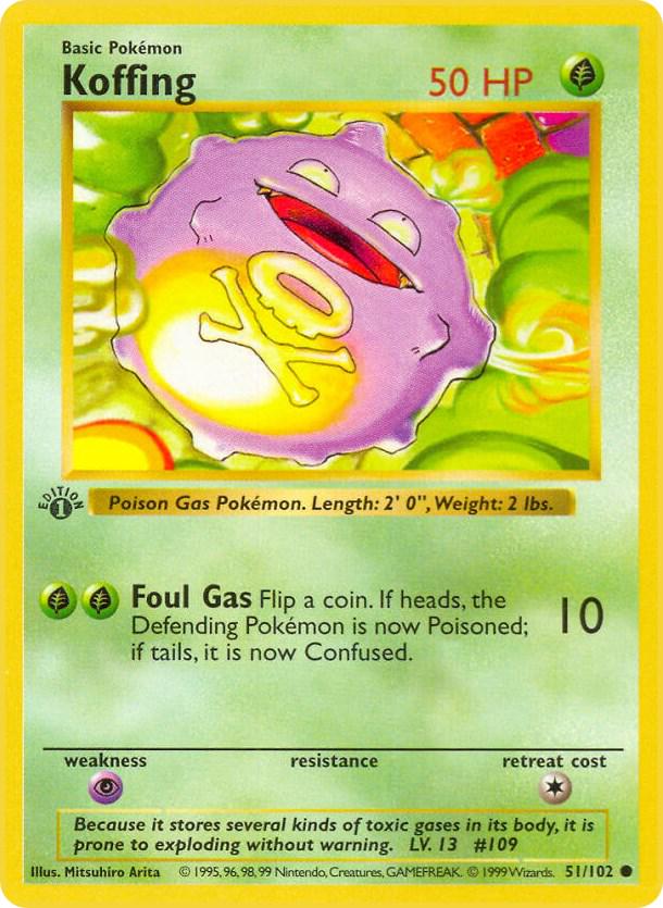 Koffing 51/102 - Base Set