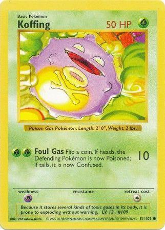 Koffing 51/102 - Base Set