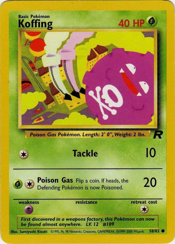 Koffing 58/82 - Team Rocket