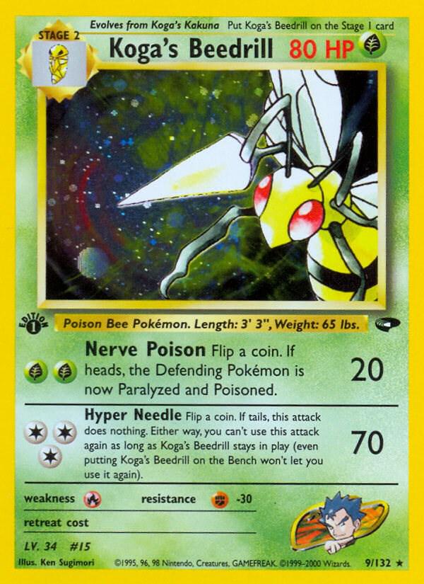 Koga's Beedrill 9/132 - Gym Challenge
