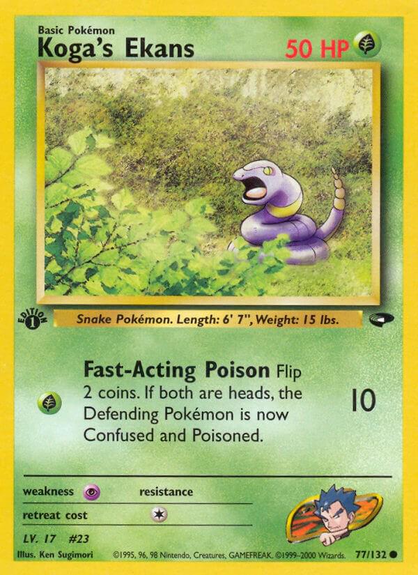 Koga's Ekans 77/132 - Gym Challenge