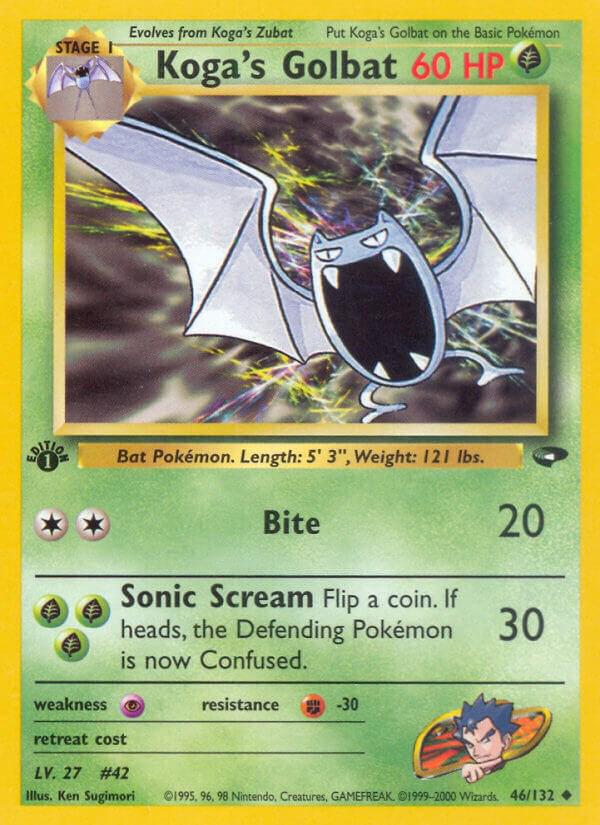 Koga's Golbat 46/132 - Gym Challenge