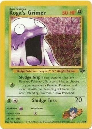 Koga's Grimer 78/132 - Gym Challenge