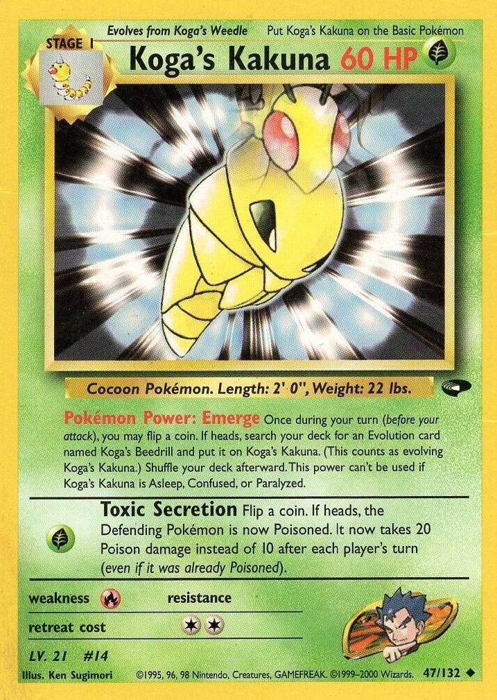 Koga's Kakuna 47/132 - Gym Challenge