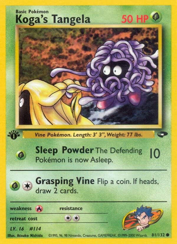 Koga's Tangela 81/132 - Gym Challenge