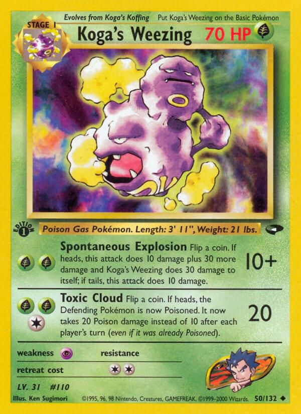 Koga's Weezing 50/132 - Gym Challenge