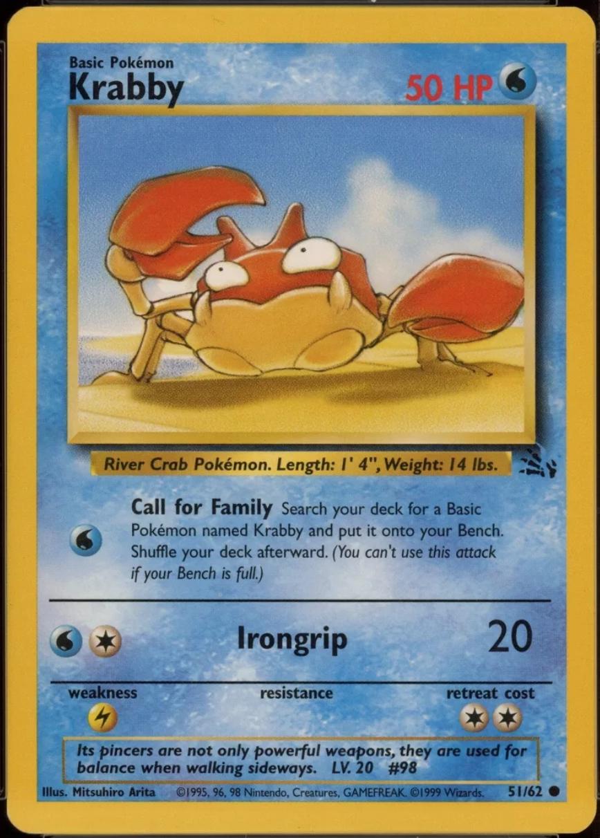 Krabby 51/62 - Fossil Set