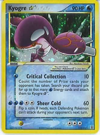 Kyogre Gold Star 112/113 - EX Delta Species