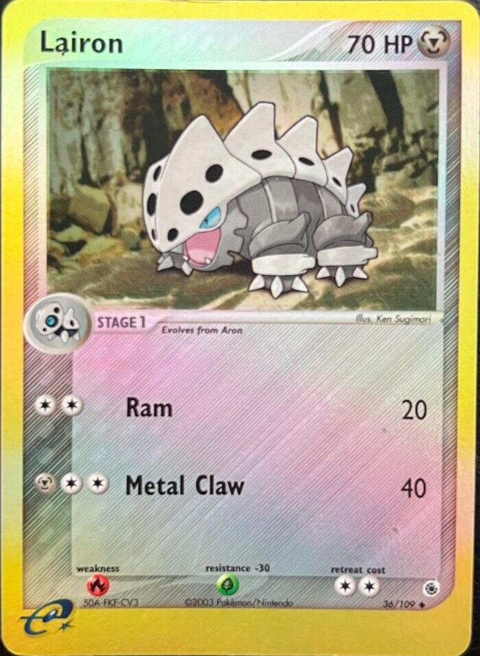 Lairon 36/109 - EX Ruby & Sapphire