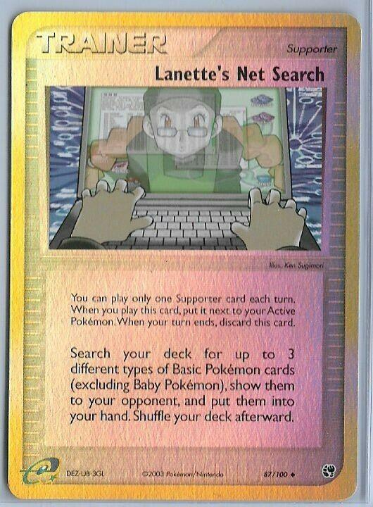 Lanette's Net Search 87/100 - EX Sandstorm