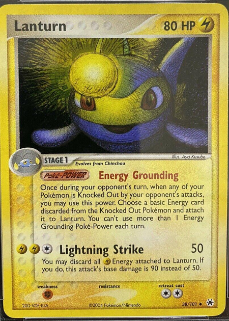 Lanturn 38/101 - EX Hidden Legends