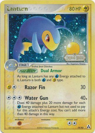 Lanturn 19/92 - EX Legend Maker