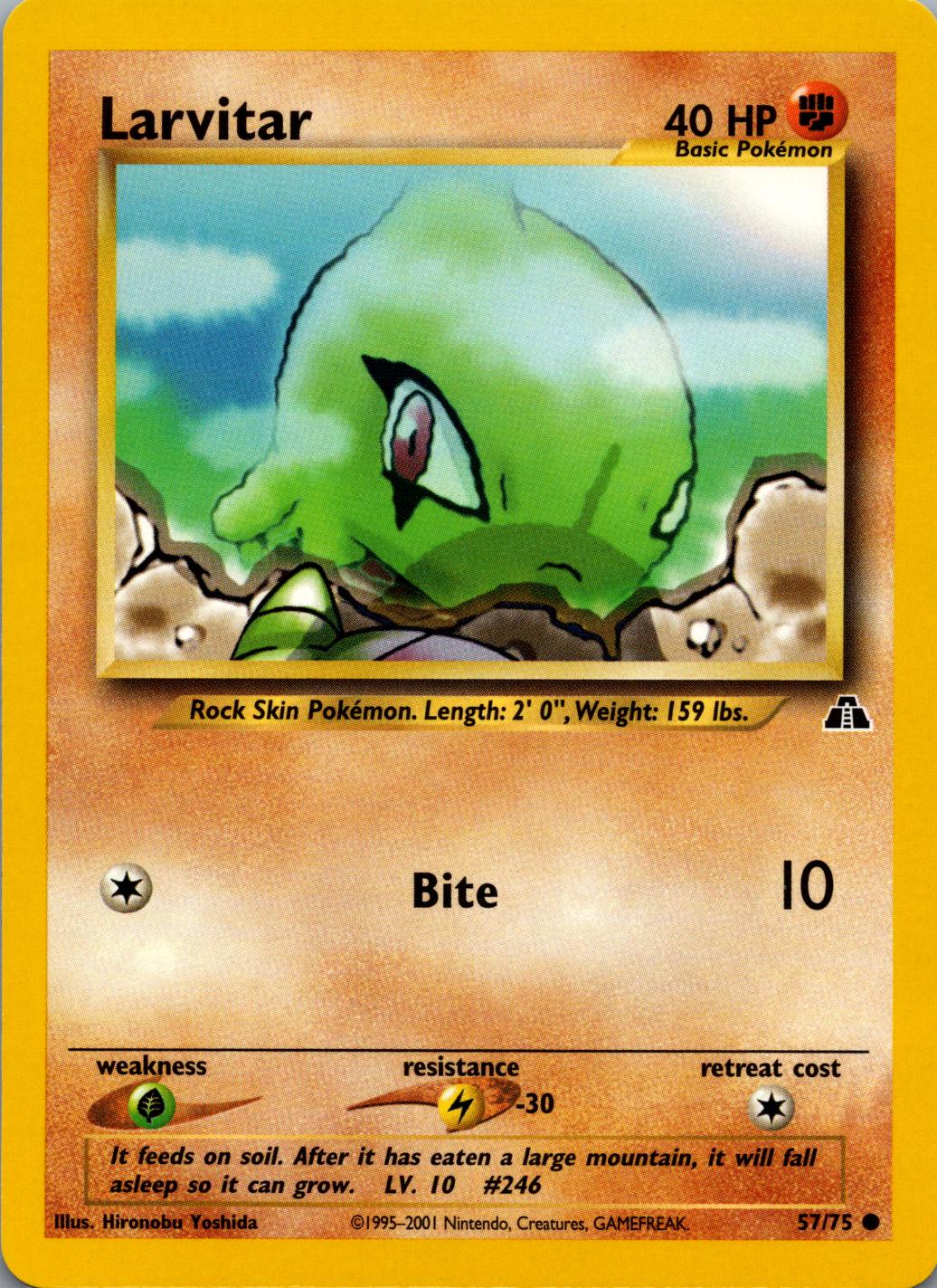 Larvitar 57/75 - Neo Discovery
