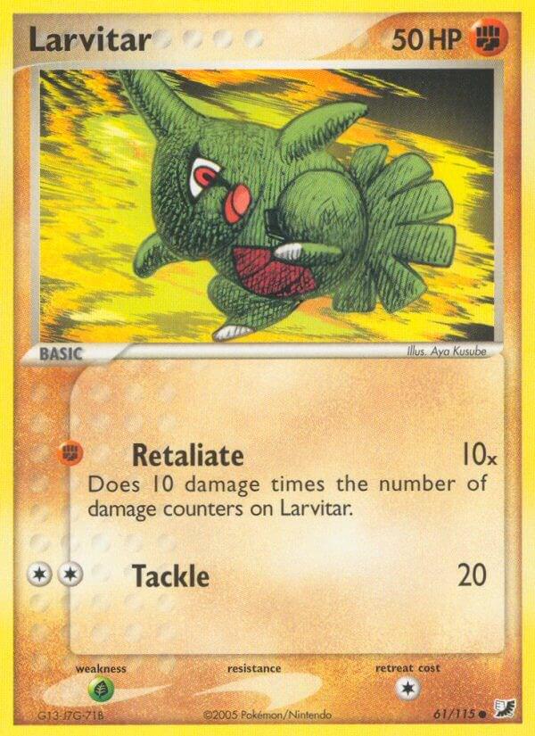 Larvitar 61/115 - EX Unseen Forces
