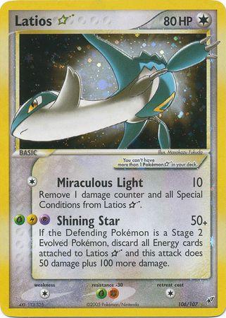 Latios Gold Star 106/107 - EX Deoxys