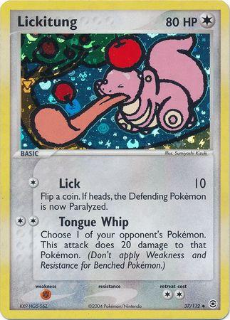 Lickitung 37/112 - EX Fire Red & Leaf Green