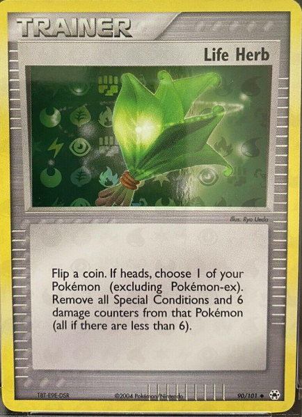 Life Herb 90/101 - EX Hidden Legends