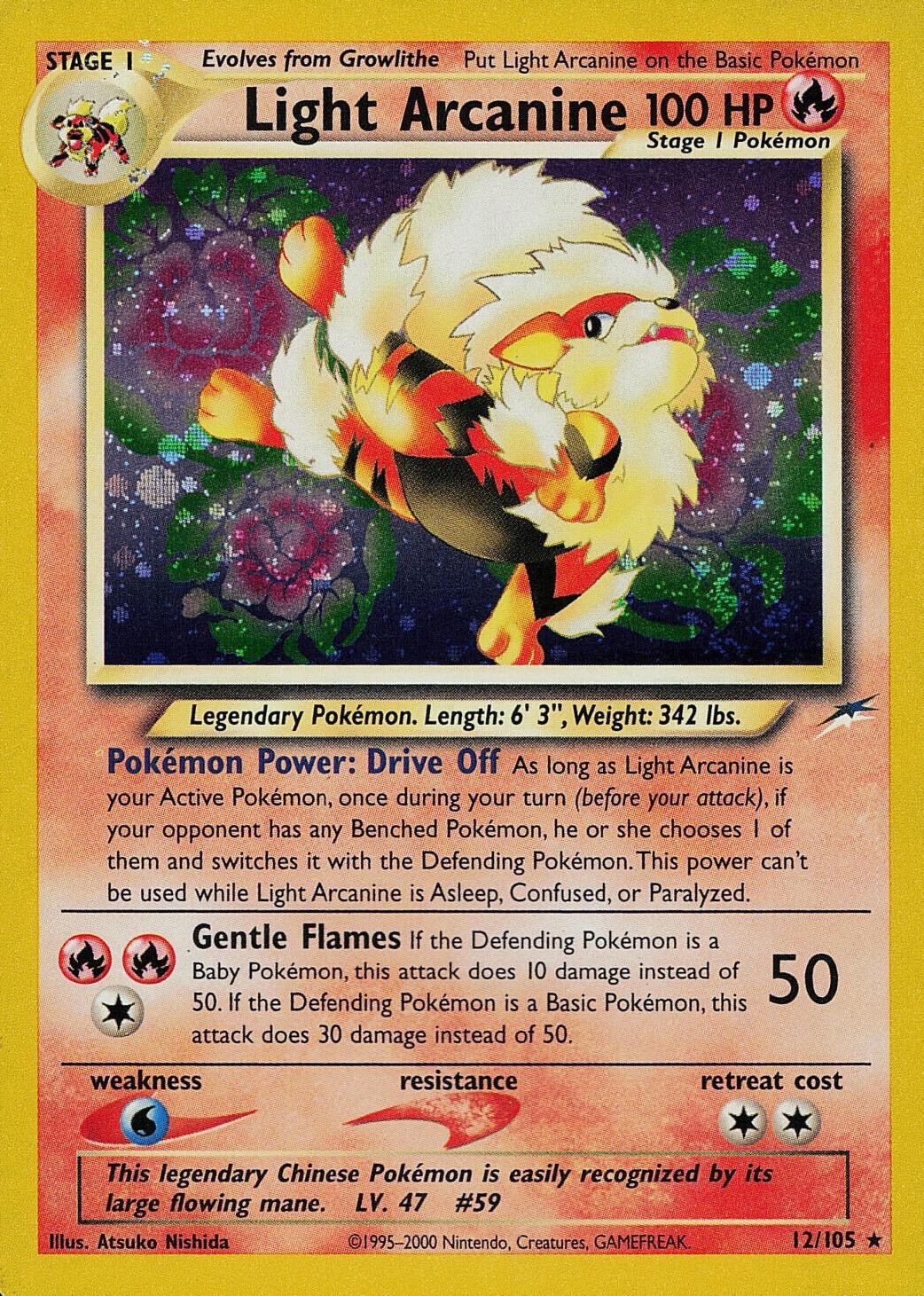 Light Arcanine 12/105 - Neo Destiny