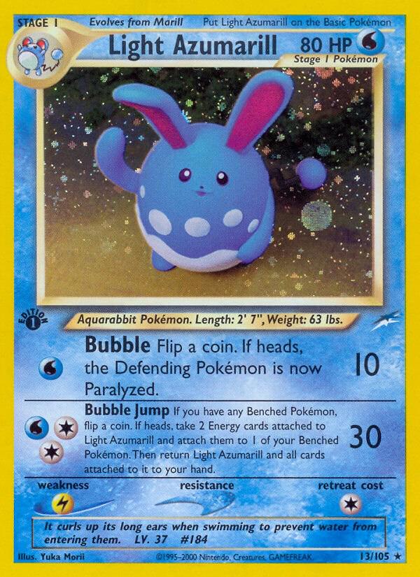 Light Azumarill 13/105 - Neo Destiny