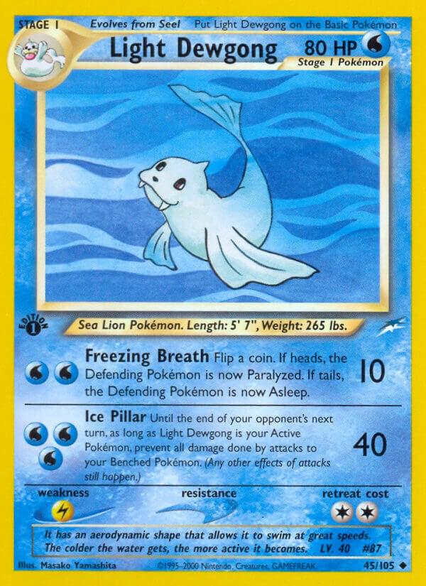 Light Dewgong 45/105 - Neo Destiny