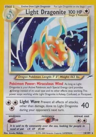 Light Dragonite 14/105 - Neo Destiny