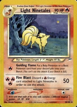 Light Ninetales 50/105 - Neo Destiny