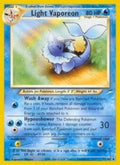 Light Vaporeon 52/105 - Neo Destiny