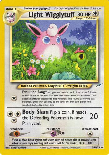 Light Wigglytuff 54/105 - Neo Destiny