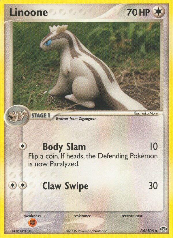 Linoone 34/106 - EX Emerald