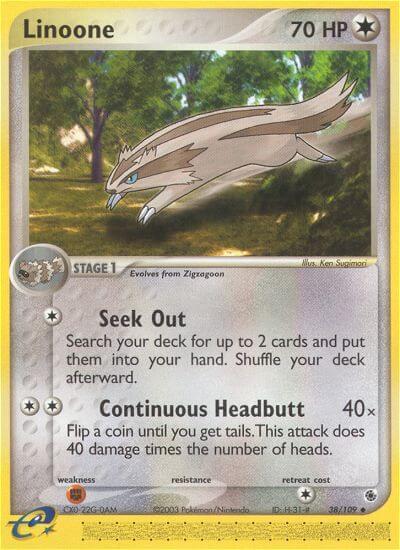 Linoone 38/109 - EX Ruby & Sapphire
