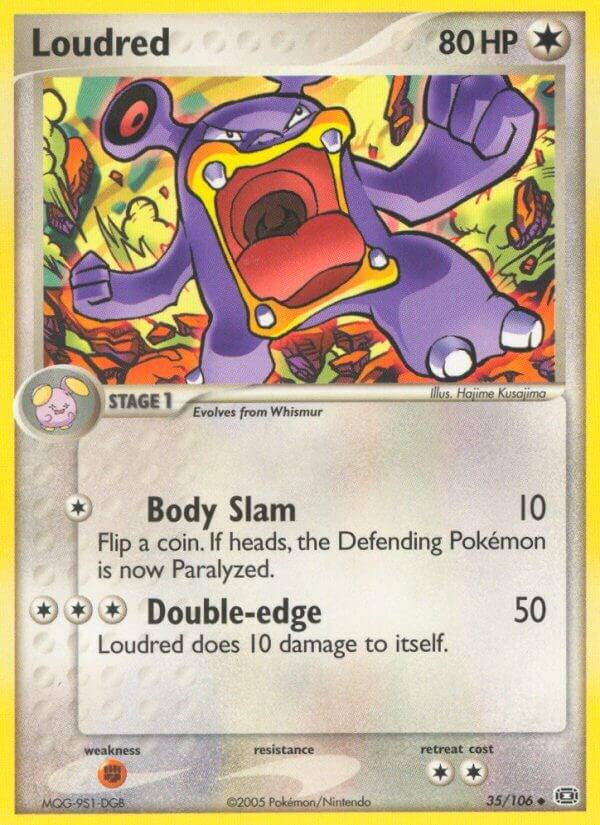 Loudred 35/106 - EX Emerald