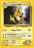 Lt. Surge's Raichu 28/132 - Gym Heroes