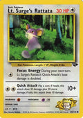 Lt. Surge's Rattata 85/132 - Gym Challenge