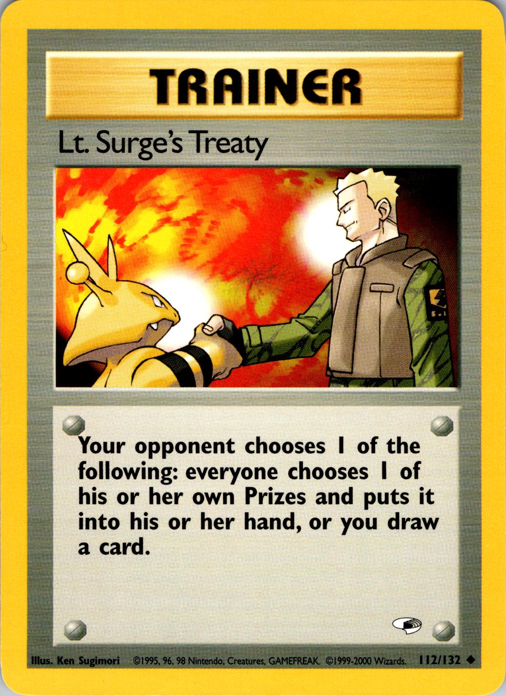 Lt. Surge's Treaty 112/132 - Gym Heroes